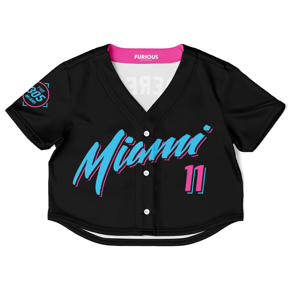 Perez - Vice City Crop Top Jersey (Clearance) - Furious Motorsport