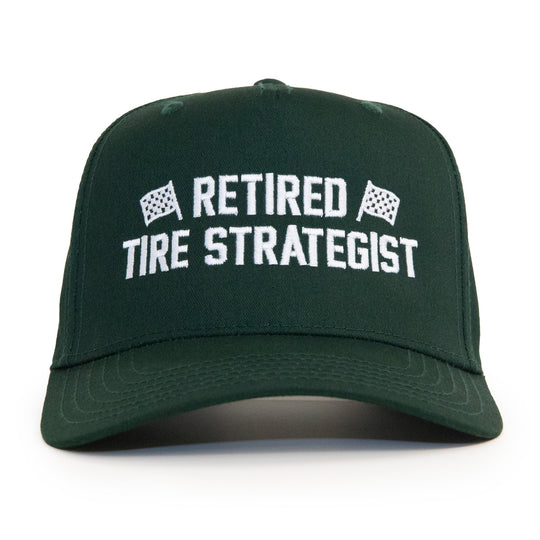 Retired Tire Strategist | Hunter Green Hat Presale - Furious Motorsport