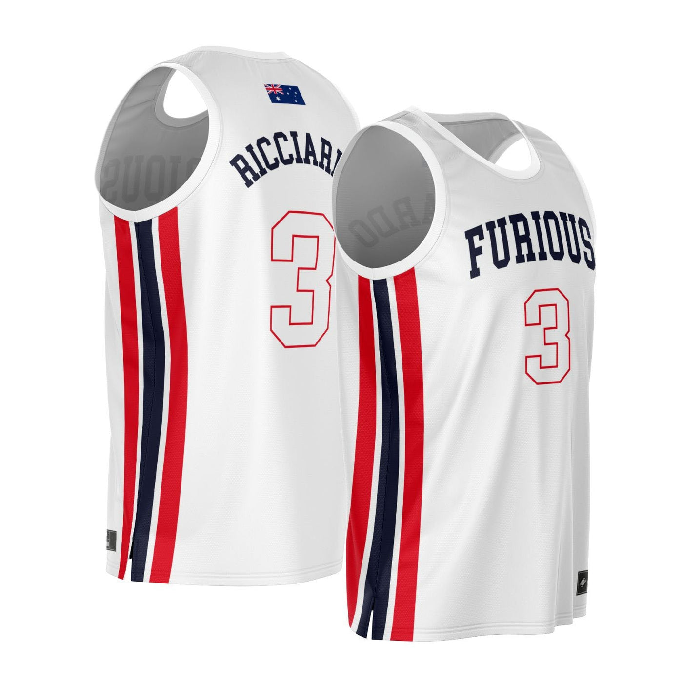 Ricciardo - Home White Classic Edition Jersey - Furious Motorsport