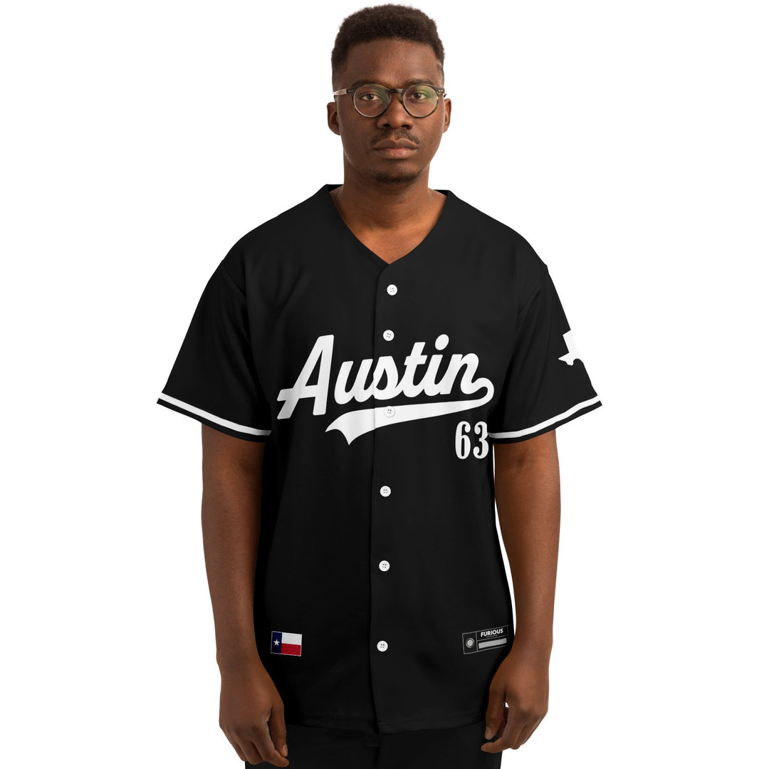 Russell - Jet Black Austin Jersey - Furious Motorsport