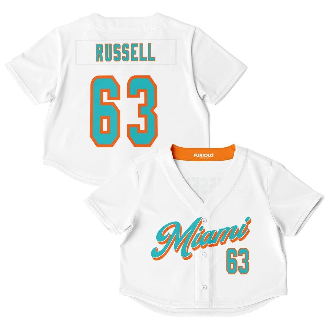 Russell - Miami 305 Home Crop Top (Clearance) - Furious Motorsport