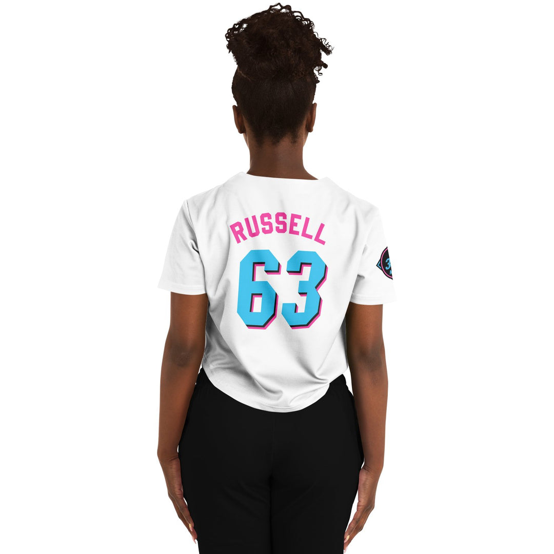 Russell - Miami Vice Home Crop Top - Furious Motorsport