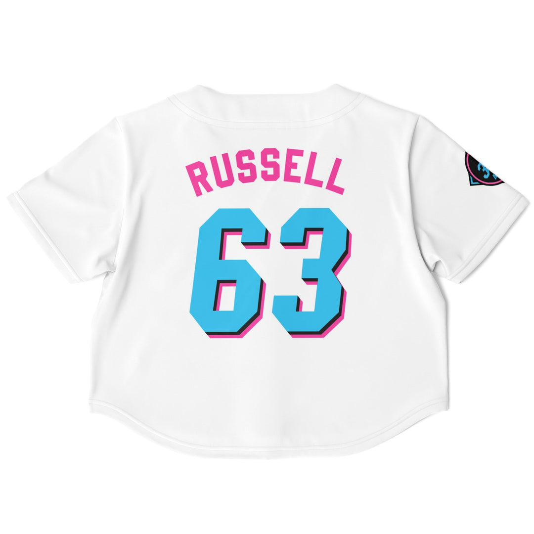 Russell - Miami Vice Home Crop Top - Furious Motorsport