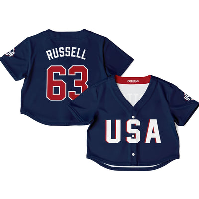 Russell - USA GP Crop Top - Furious Motorsport