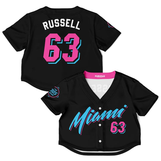 Russell - Vice City Crop Top Jersey (Clearance) - Furious Motorsport