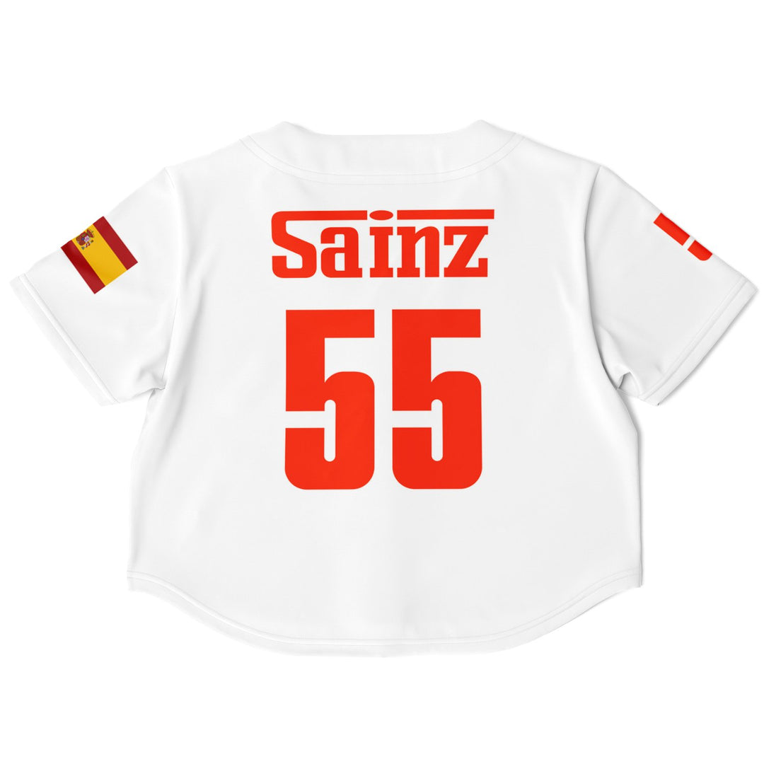 Sainz - Home Crop Top Jersey - Furious Motorsport