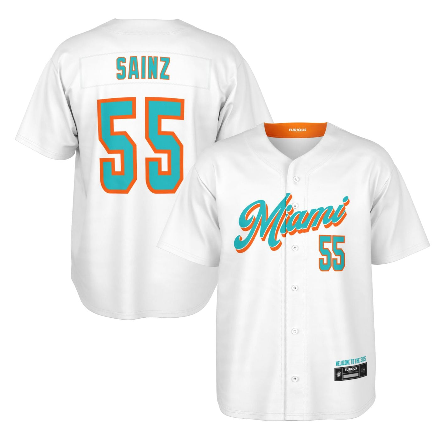 Sainz - Miami 305 Home Jersey - Furious Motorsport