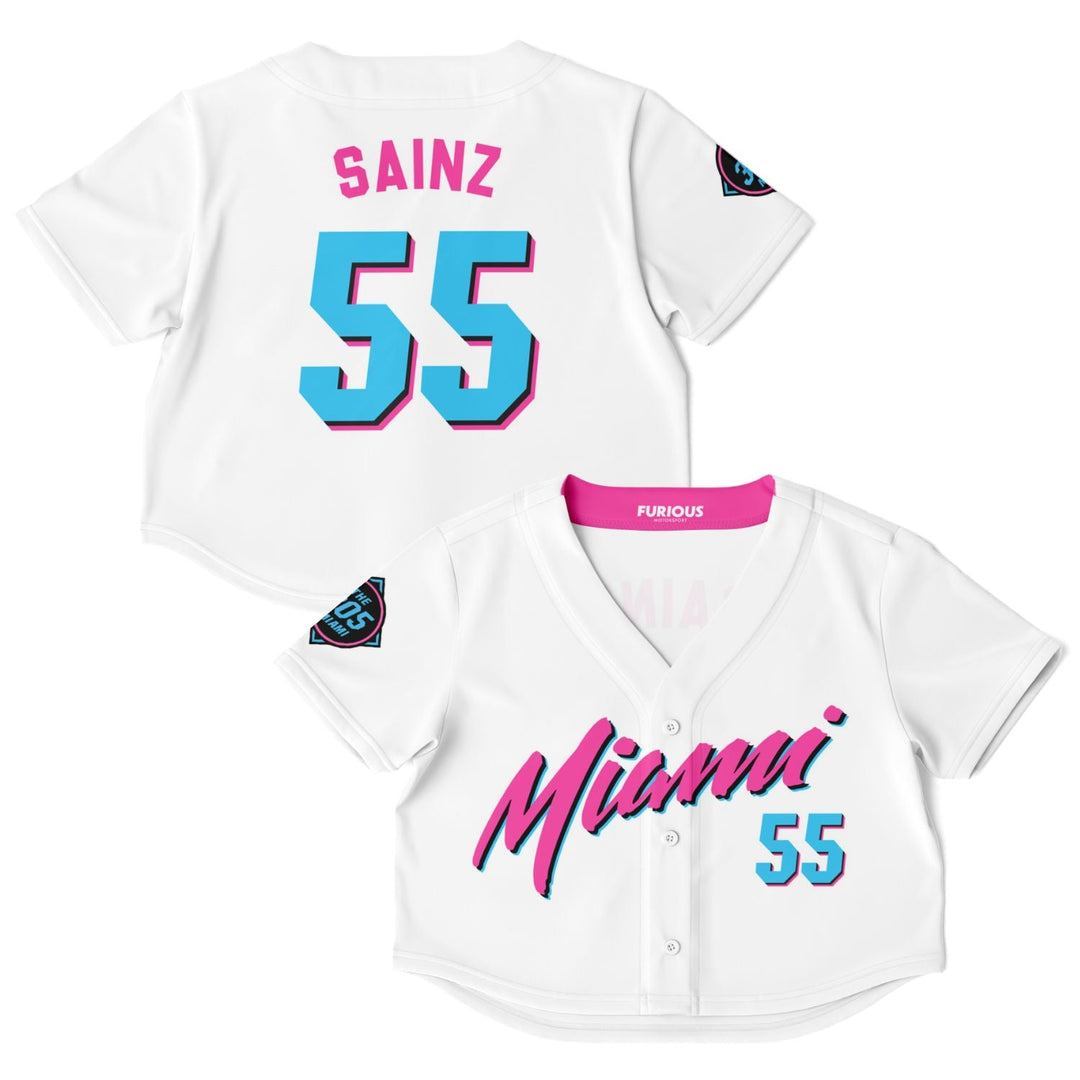 Sainz - Miami Vice Home Crop Top - Furious Motorsport