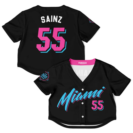 Sainz - Vice City Crop Top Jersey - Furious Motorsport