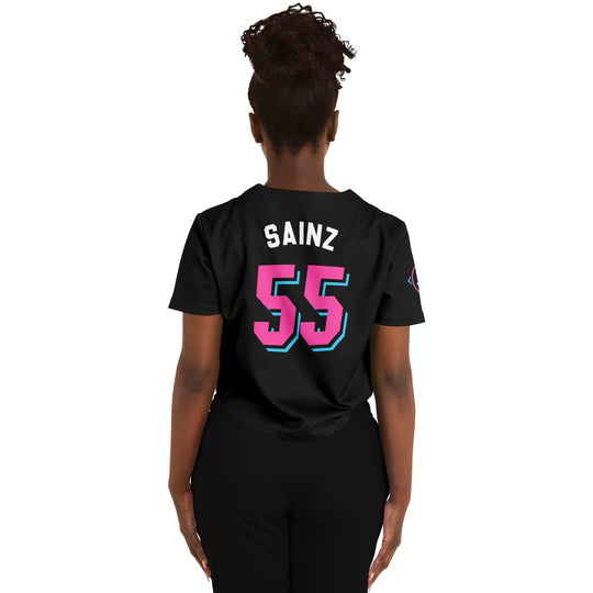 Sainz - Vice City Crop Top Jersey (Clearance) - Furious Motorsport