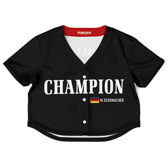 Schumacher - Deutscher Meister Crop Top Jersey (Clearance) - Furious Motorsport