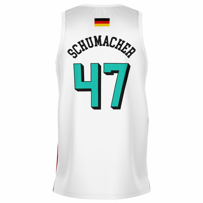 Schumacher - Home White Classic Edition Jersey - Furious Motorsport