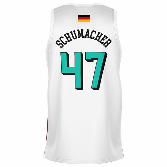 Schumacher - Home White Classic Edition Jersey (Clearance) - Furious Motorsport