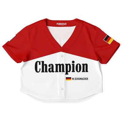 Schumacher - Iconic Livery Crop Top Jersey - Furious Motorsport