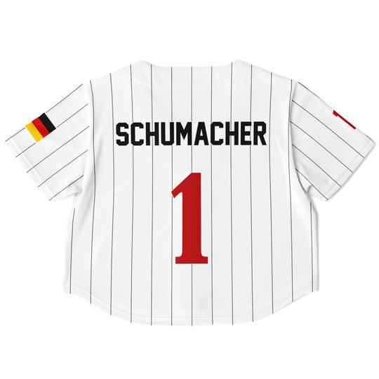 Schumacher - Pinstripe Crop Top Jersey - Furious Motorsport