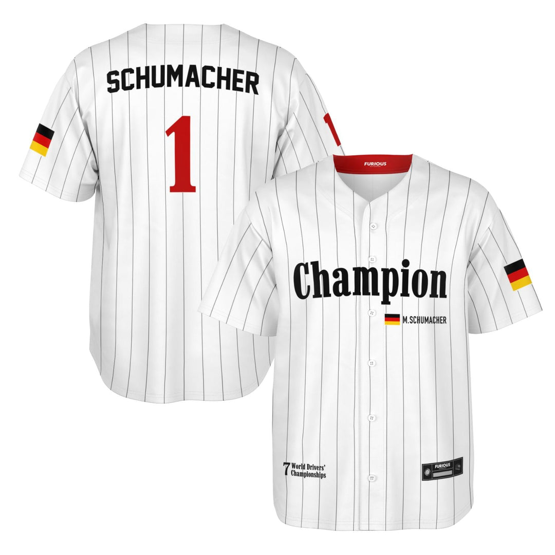 Schumacher - Pinstripe Home Jersey - Furious Motorsport