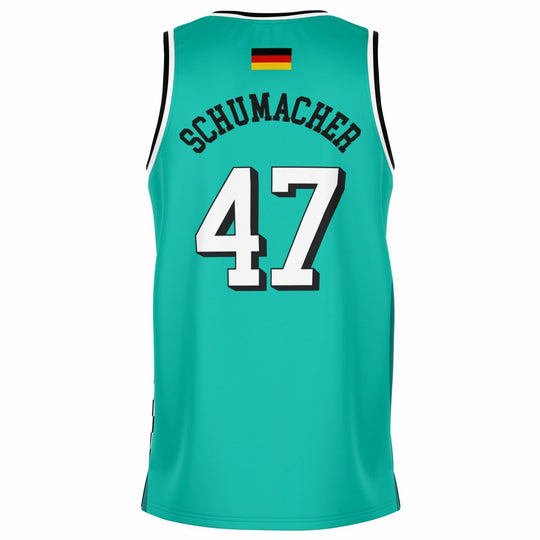 Schumacher - Teal Finish Line Edition Jersey - Furious Motorsport