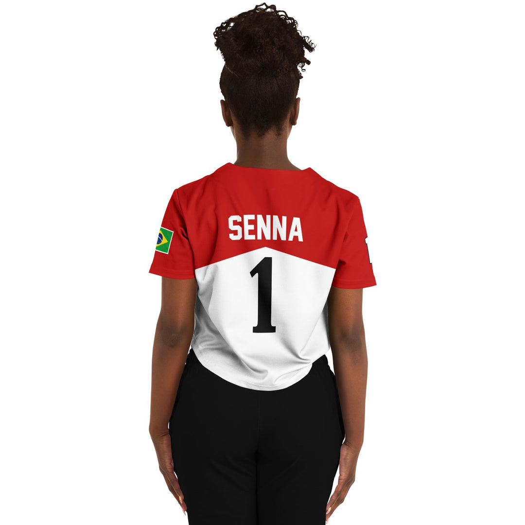 Senna - Iconic Livery Crop Top Jersey - Furious Motorsport