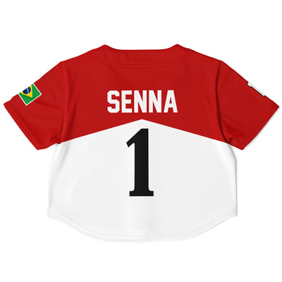 Senna - Iconic Livery Crop Top Jersey (Clearance) - Furious Motorsport