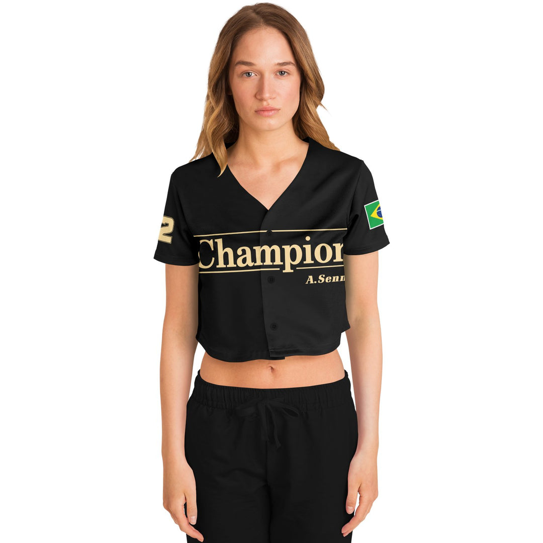 Senna - JPS First Win Crop Top Jersey (Clearance) - Furious Motorsport