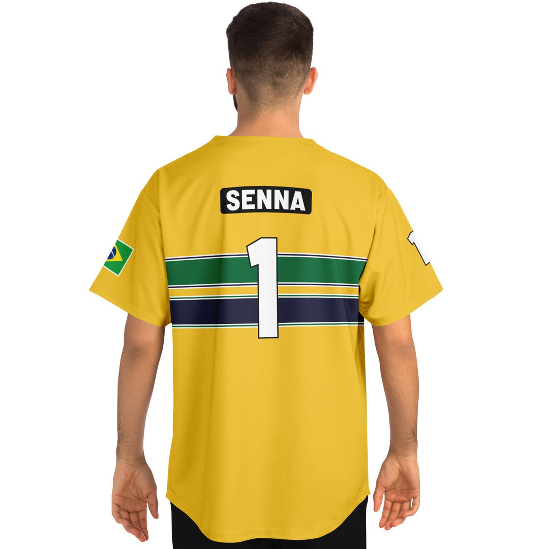 Senna - Nacional Helmet Jersey - Furious Motorsport