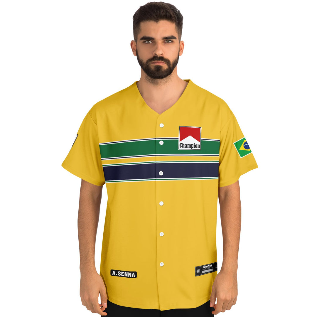 Senna - Nacional Helmet Jersey - Furious Motorsport