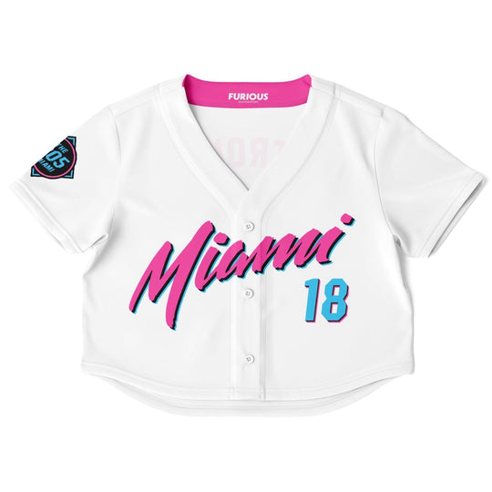 Stroll - Miami Vice Home Crop Top (Clearance) - Furious Motorsport