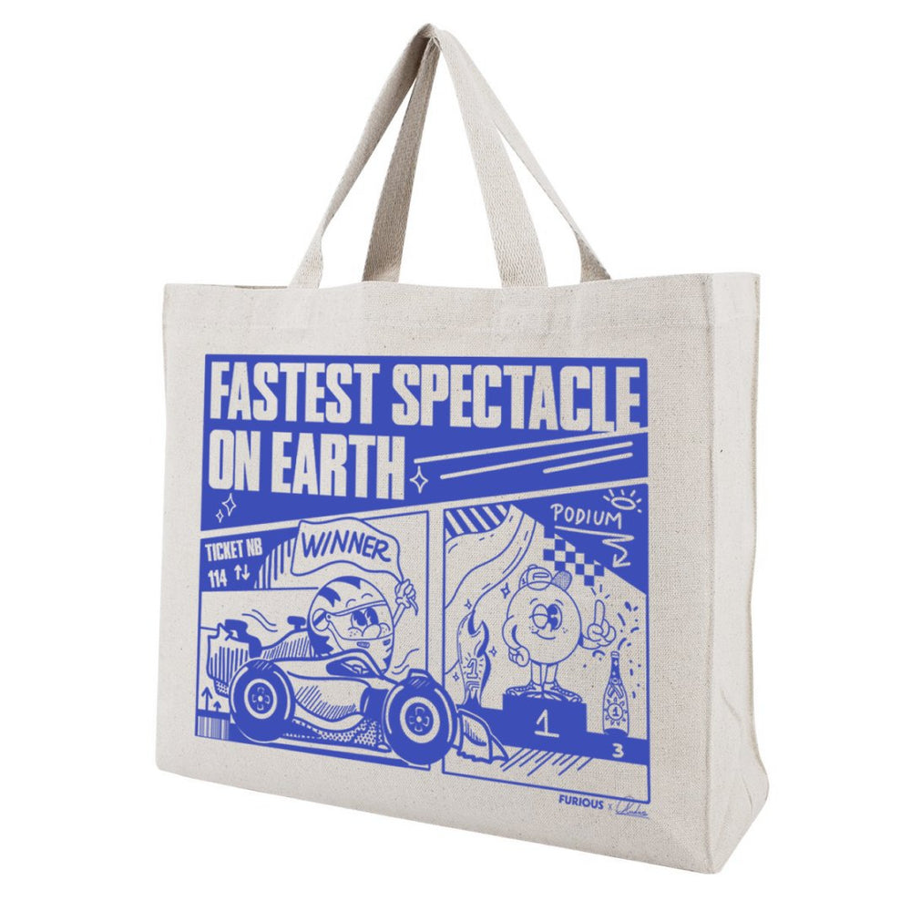 The Fastest Spectacle on Earth - Tote Bag - Furious Motorsport