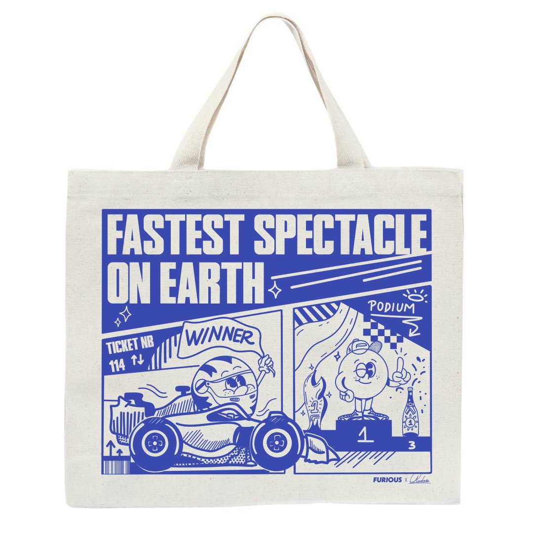 The Fastest Spectacle on Earth - Tote Bag - Furious Motorsport