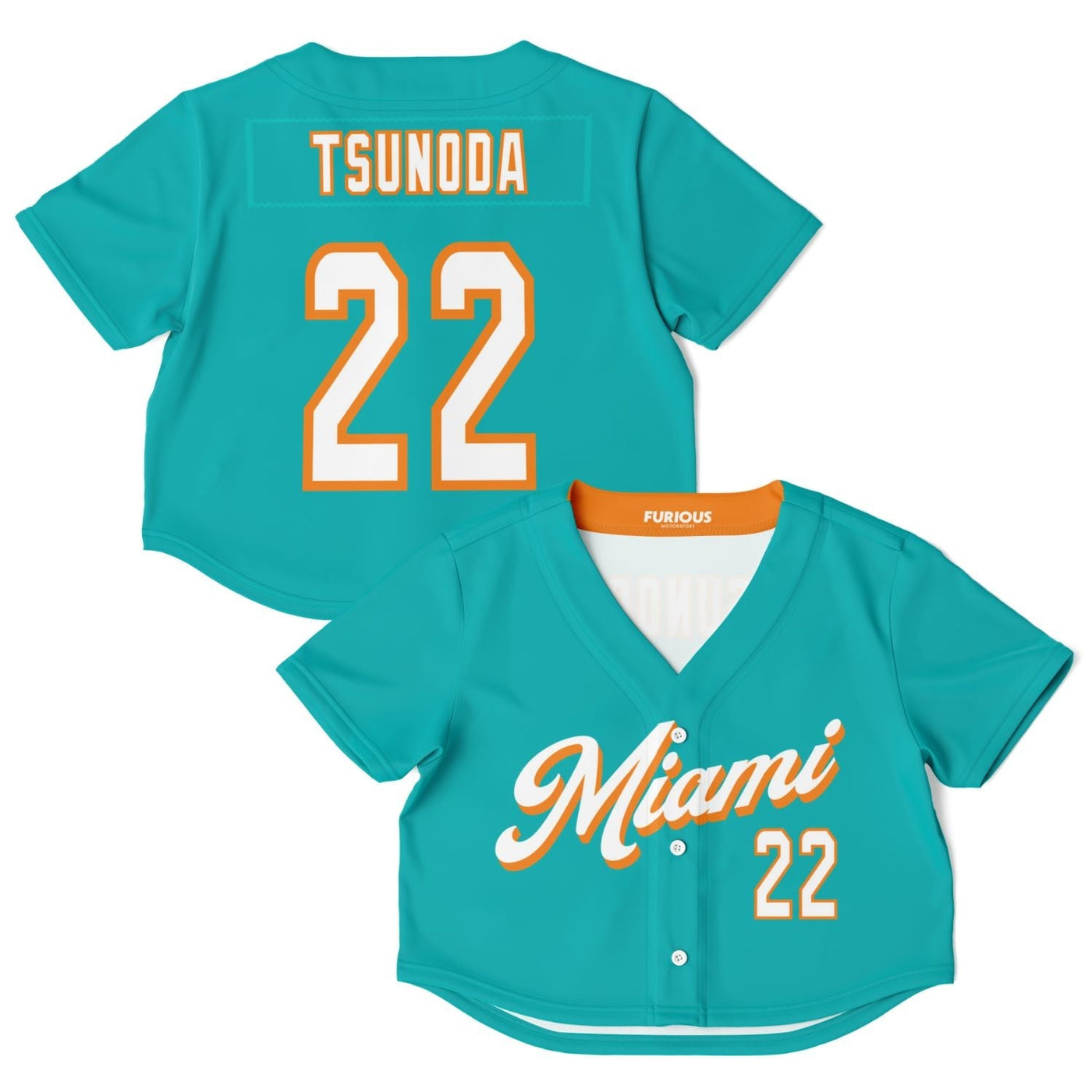 Tsunoda - (305) Crop Top Jersey (Clearance) - Furious Motorsport