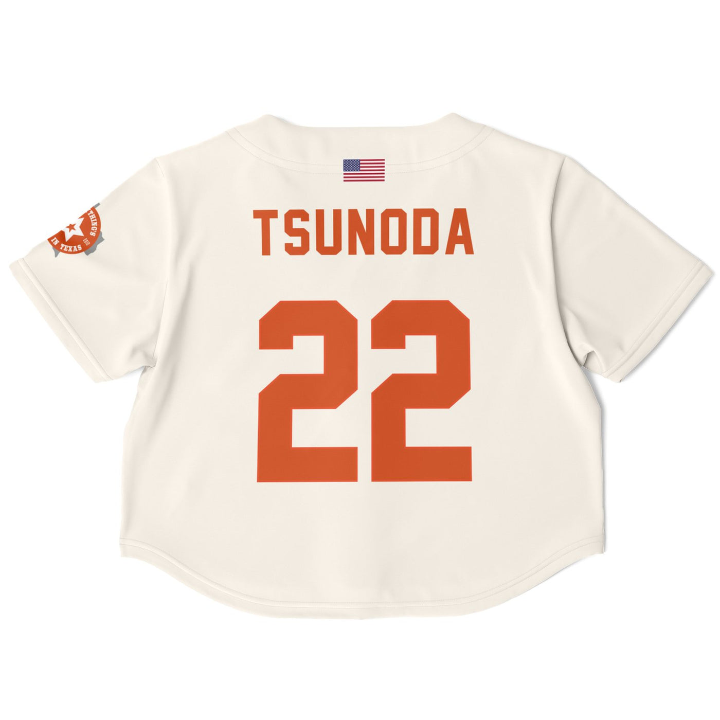 Tsunoda - Off-White Texas GP Crop Top (Clearance) - Furious Motorsport