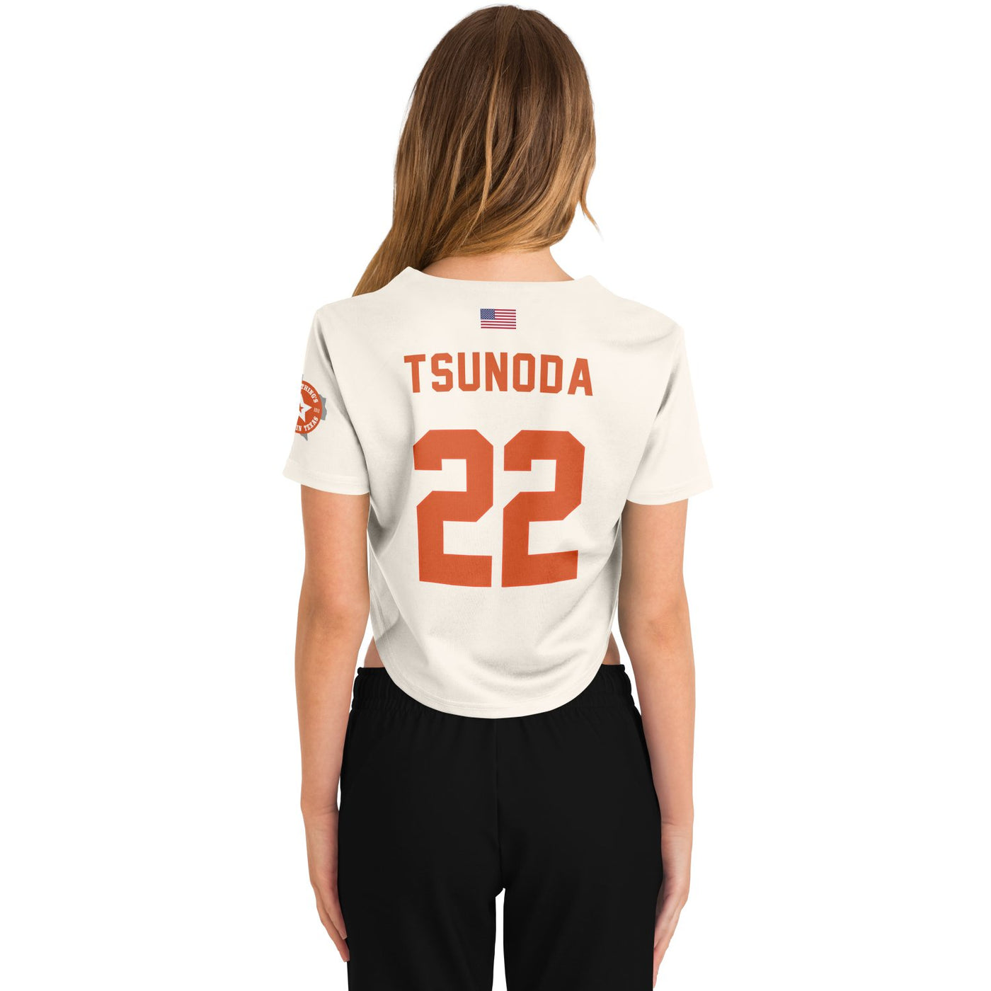 Tsunoda - Off-White Texas GP Crop Top (Clearance) - Furious Motorsport