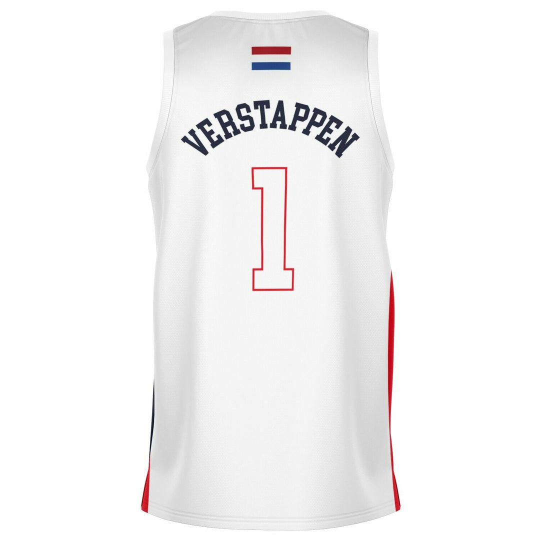 Verstappen - Home White Classic Edition Jersey (Clearance) - Furious Motorsport