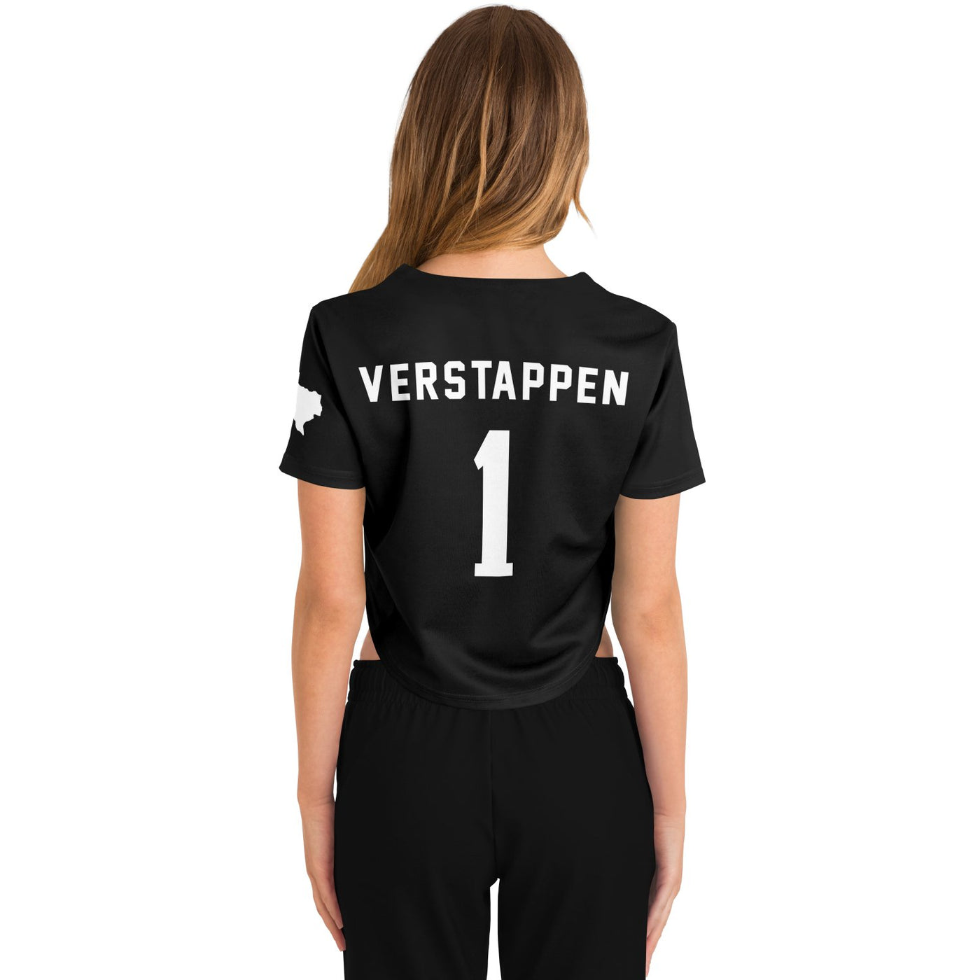 Verstappen - Jet Black Austin Crop Top - Furious Motorsport