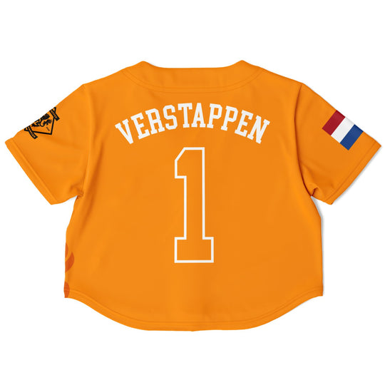 Verstappen - Orange Army Crop Top Jersey (Clearance) - Furious Motorsport