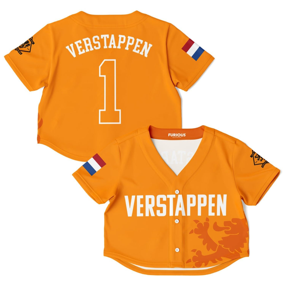 Verstappen - Orange Army Crop Top Jersey (Clearance) - Furious Motorsport