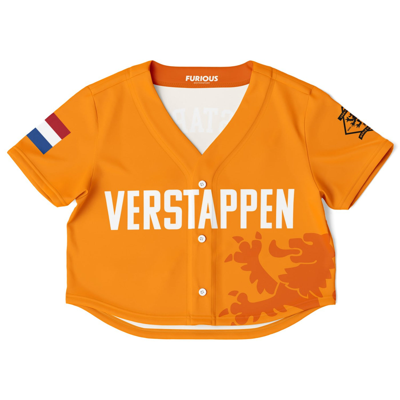 Verstappen - Orange Army Crop Top Jersey (Clearance) - Furious Motorsport