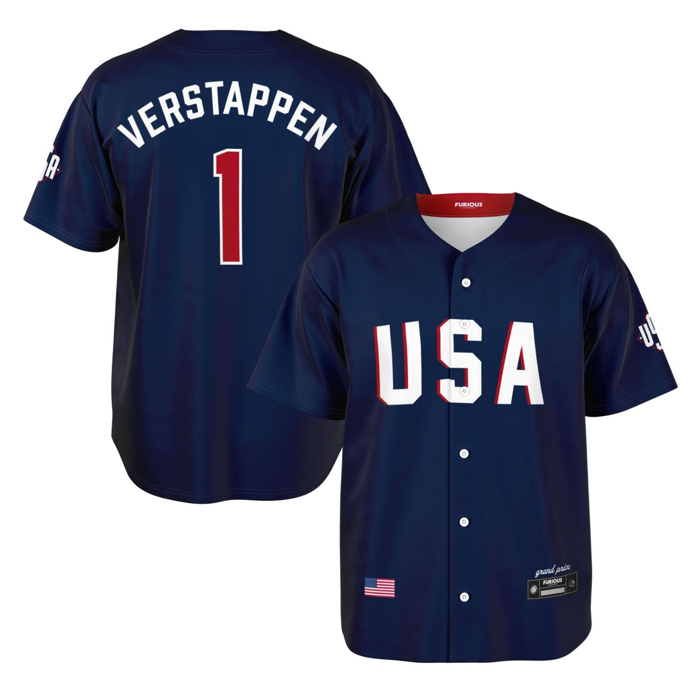 Verstappen - USA GP Jersey - Furious Motorsport