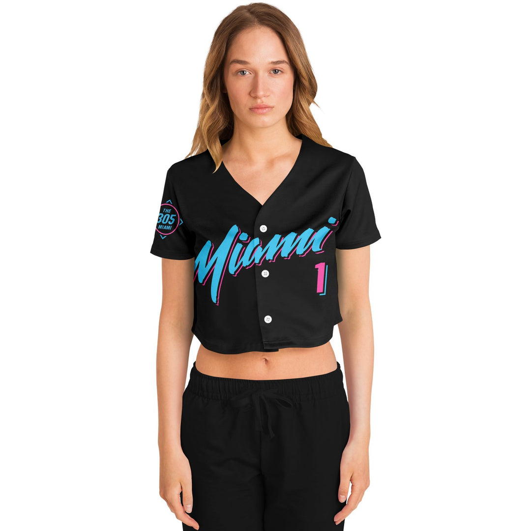 Verstappen - Vice City Crop Top Jersey (Clearance) - Furious Motorsport