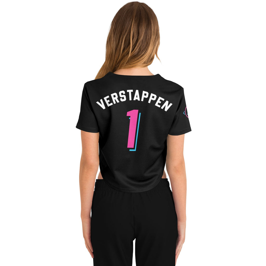 Verstappen - Vice City Crop Top Jersey (Clearance) - Furious Motorsport