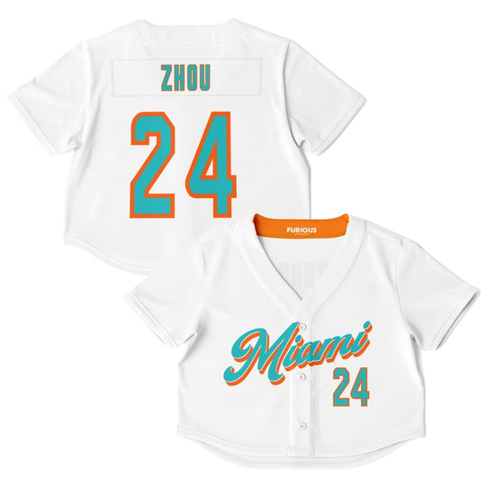 Zhou - Miami 305 Home Crop Top (Clearance) - Furious Motorsport