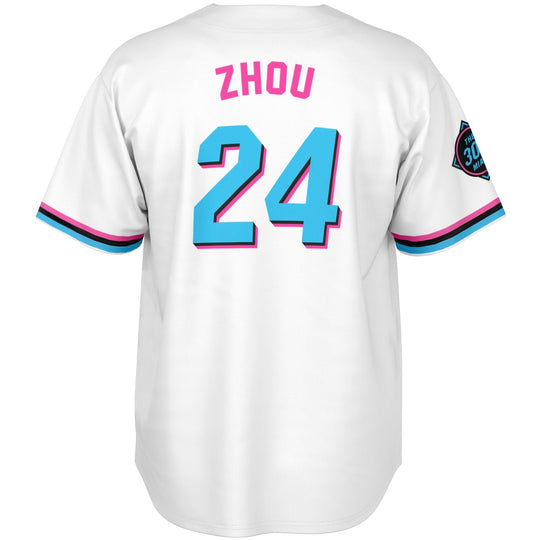 Zhou - Miami Vice Home Jersey (Clearance) - Furious Motorsport