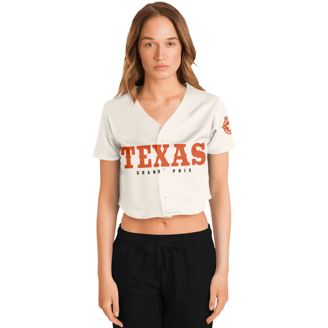 Zhou - Off-White Texas GP Crop Top - Furious Motorsport