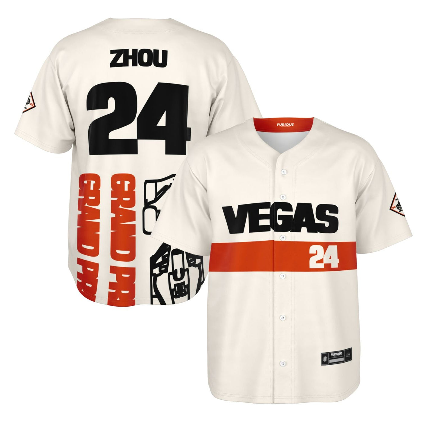 Zhou - Vegas Street Circuit Jersey - Furious Motorsport