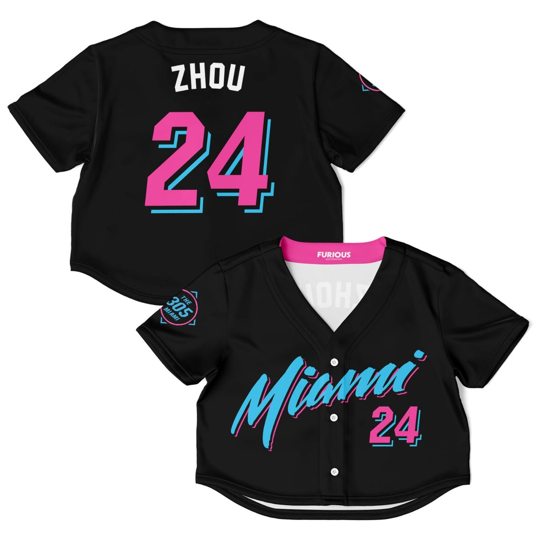 Zhou - Vice City Crop Top Jersey - Furious Motorsport