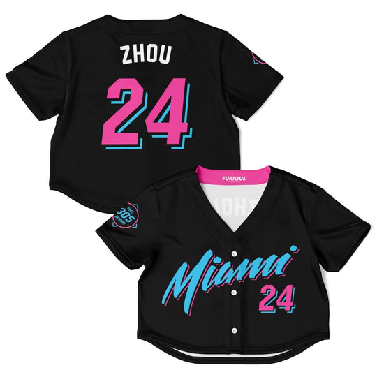 Zhou - Vice City Crop Top Jersey (Clearance) - Furious Motorsport